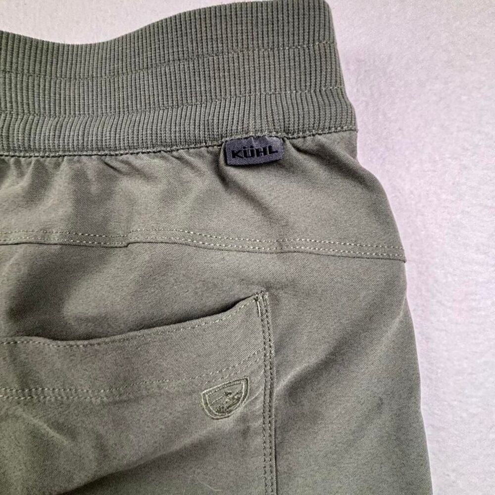 KÜHL Women's Olive Green Hiking Shorts Size Small Lightweight Outdoor Pull On - Picture 4 of 6